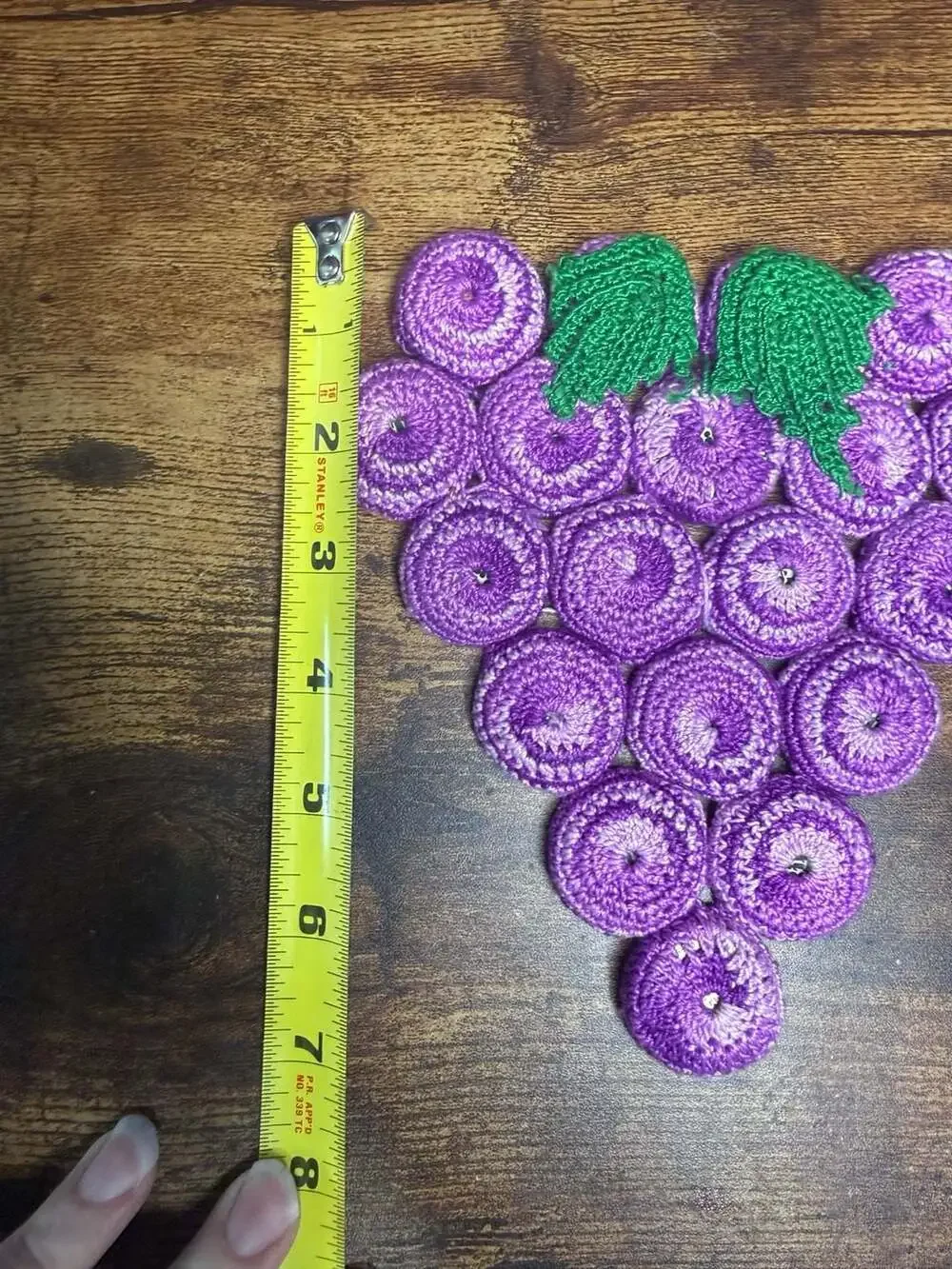 Handmade crocheted trivet